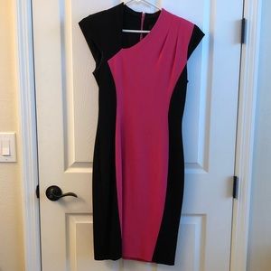French Connection color block dress